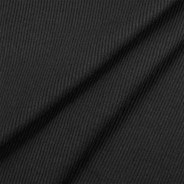 Ткань трикотаж Кашкорсе с лайкрой, 3 м x 120 см, 220 г/м², цвет: черный, TBY — картинка 2