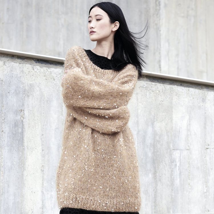 Пряжа Katia CASIOPEA (051), песочный меланж, 5 шт. по 50 г — картинка 3