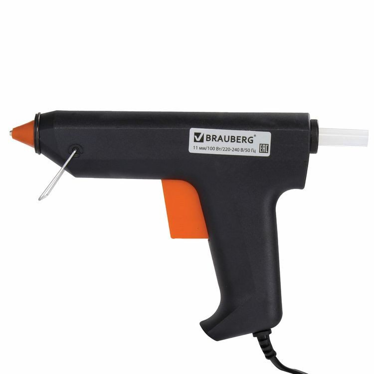 Клеевой пистолет 100 Вт, для стержня 11 мм, Brauberg — картинка 2