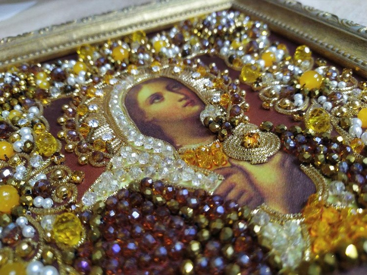 Набор для вышивания хрустальными камнями «Святая Мария» — картинка 8