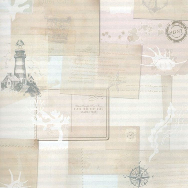 Набор бумаги для скрапбукинга «Морское путешествие» 25,5x25,5 см — картинка 9