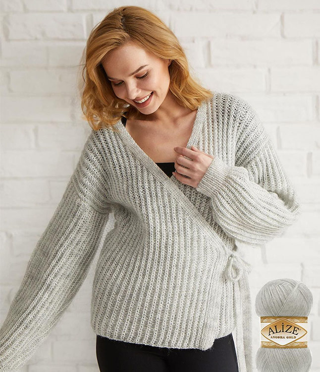 Пряжа ALIZE Angora Gold (757), светлый фрез, 5 шт. по 100 г — картинка 13