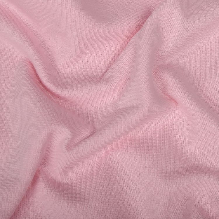 Ткань трикотаж Кулирка с лайкрой, 6 м, ширина 200 см, 175 г/м2, опененд, цвет: розовое безе, TBY — картинка 2
