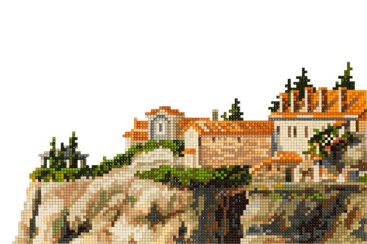 Алмазная вышивка «Над обрывом» — картинка 2