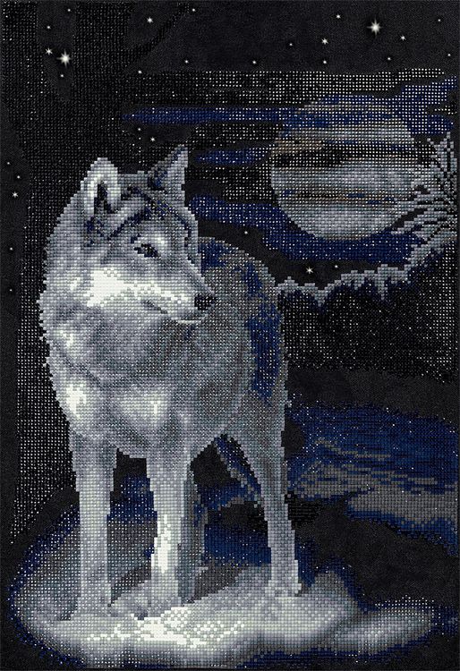 Алмазная вышивка «Волк»