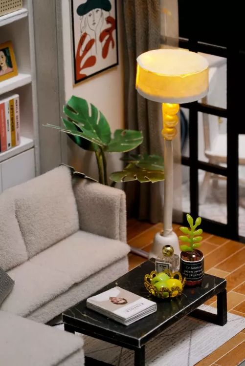 Миниатюрная сборная модель (румбокс) «Идеальная гостиная» — картинка 3