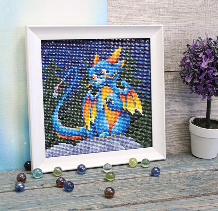 Алмазная вышивка «Сумеречный дракон» — картинка 4