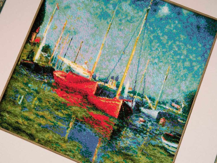 Набор для вышивания «Аржантей» Клода Моне — картинка 3