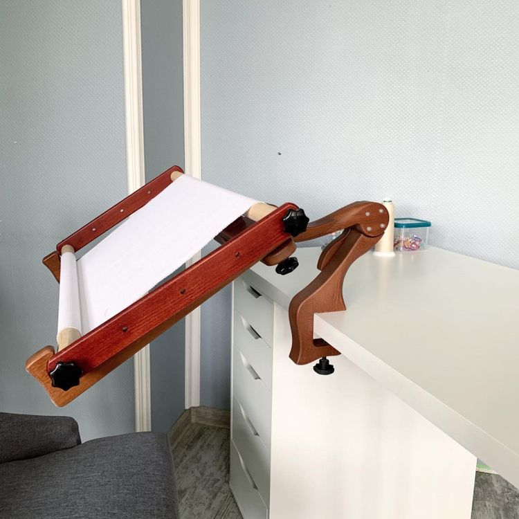 Держатель для пялец «Змей Горыныч» на струбцине с дополнительными лапками (тик), Дубко — картинка 7