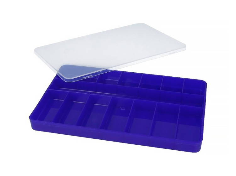 Коробка для мелочей №1 одноярусная Trivol, цвет: темно-синий — картинка 2