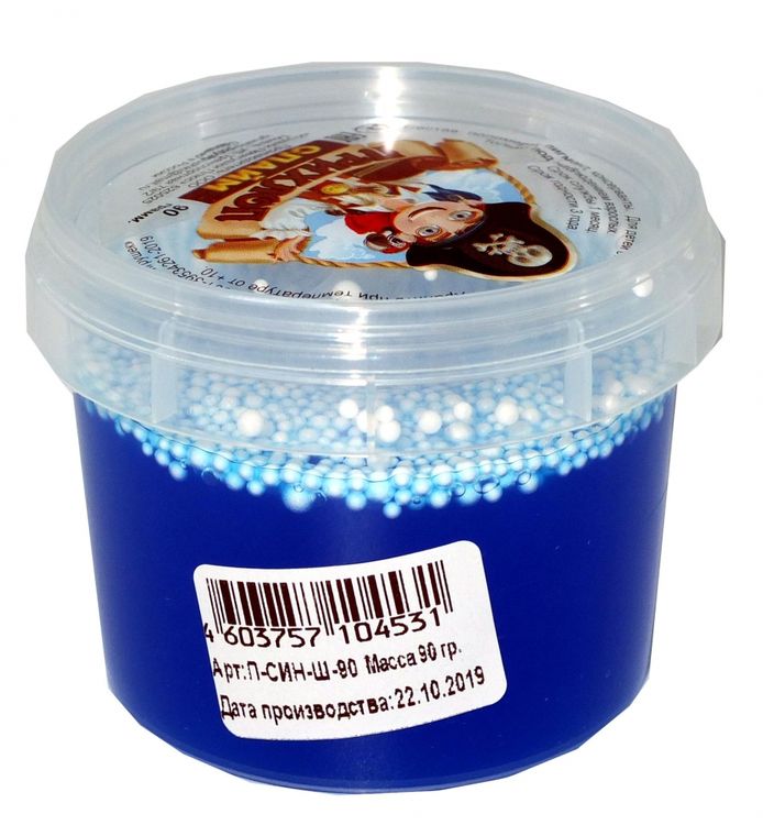 Слайм Прихлоп пират синий, 90 гр — картинка 2