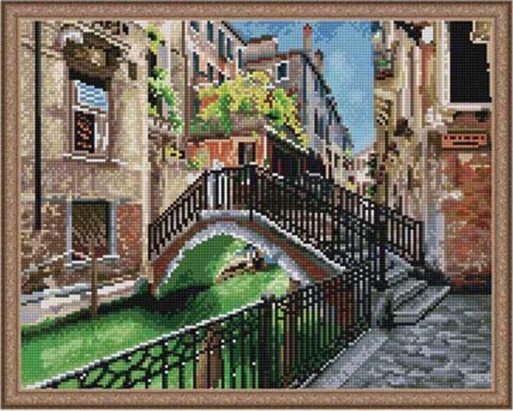 Алмазная вышивка «Венецианский канал»
