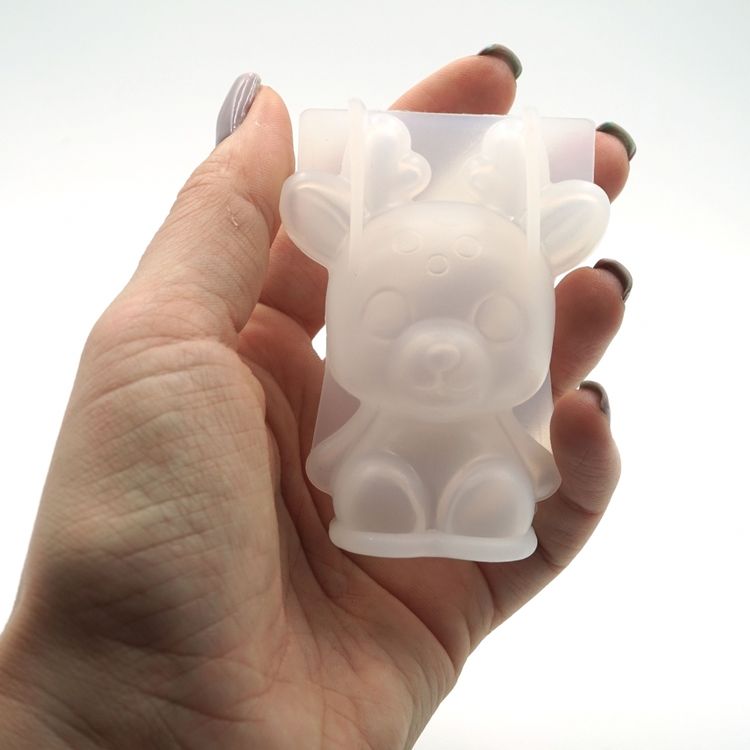 Силиконовый молд Epoxy Master олененок, 8х6 см — картинка 6