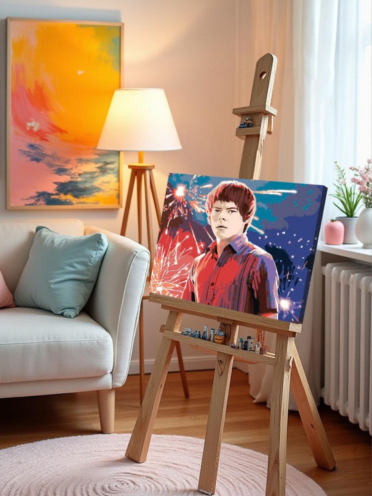 Картина по номерам «Очень странные дела: Джонатан Байерс - Чарли Хитон» — картинка 10