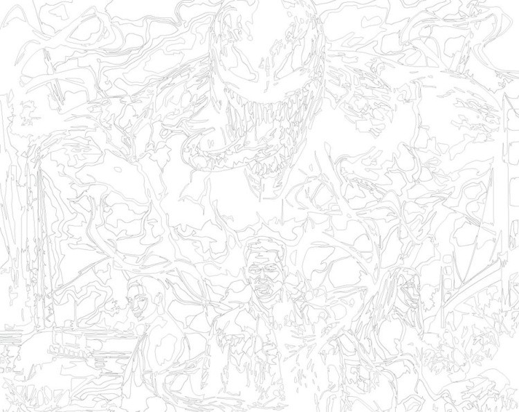 Картина по номерам «Веном: Постер 2» — картинка 3