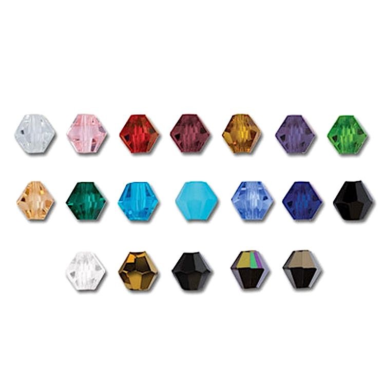 Бусины стеклянные Zlatka 4х4 мм, 34 шт., на нити, стекло, цвет: №05 розовый — картинка 3