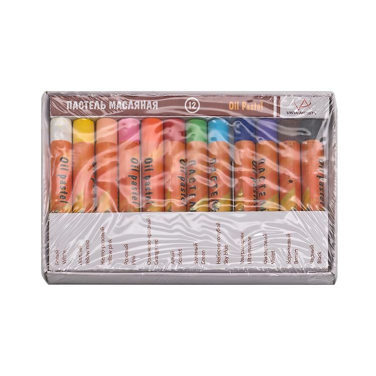 Пастель масляная, набор 12 цв., VISTA-ARTISTA Studio — картинка 3