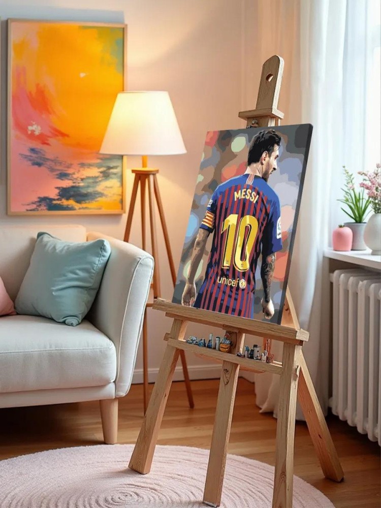 Картина по номерам «Месси» — картинка 10