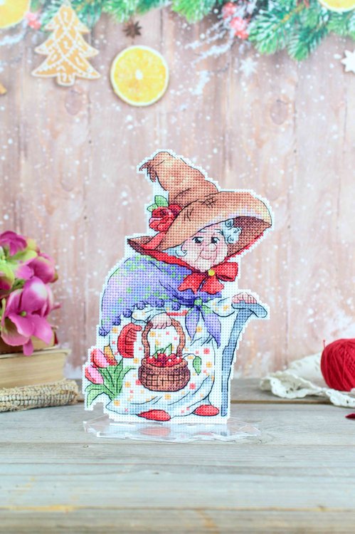 Набор для вышивания «Тётушка с розами» — картинка 4