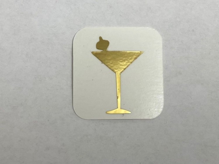 №49 Наклейка (золотые ) Sticker, Art Blong — картинка 2