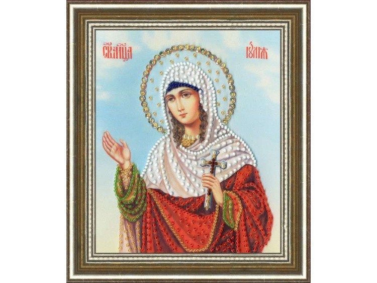 Набор вышивки бисером «Икона Святой Мученицы Юлии» — картинка 2