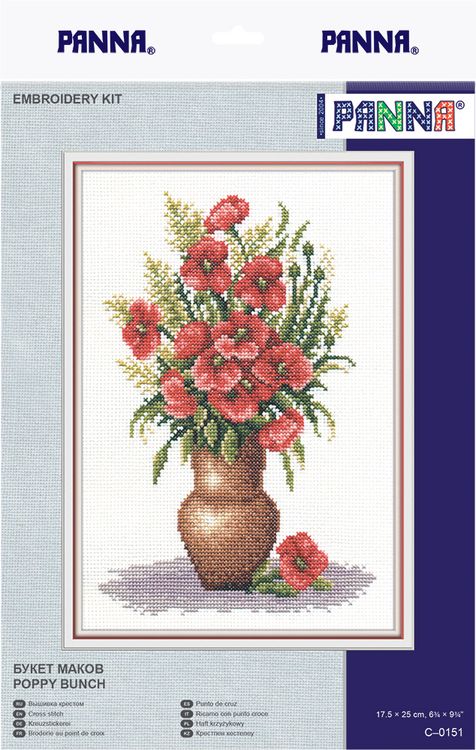 Набор для вышивания «Букет маков» — картинка 3