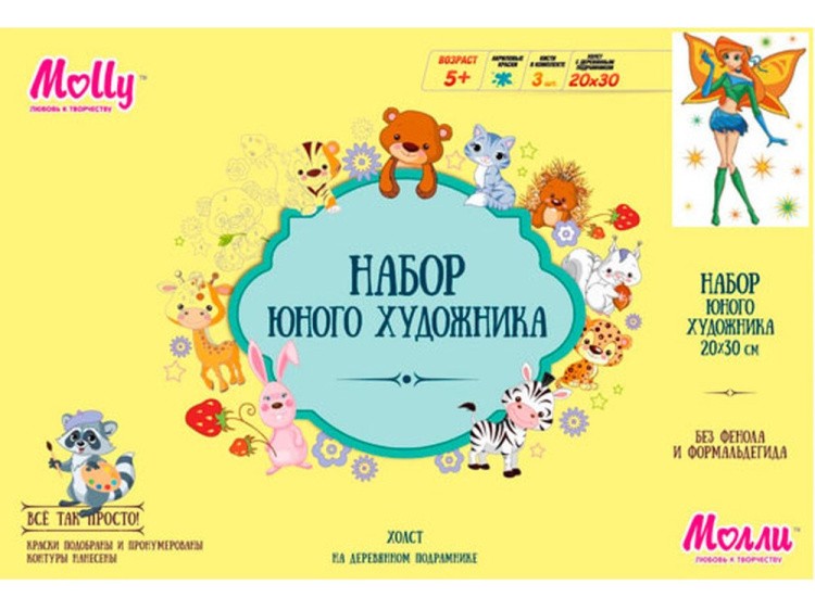 Картина по номерам «Звездная фея» — картинка 2