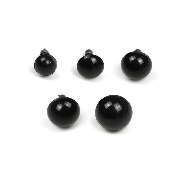 Набор глаз в органайзере винтовые, пластик, бусинки d7-18 мм, 48 шт., с фиксацией №2, Magic 4 Toys — картинка 3