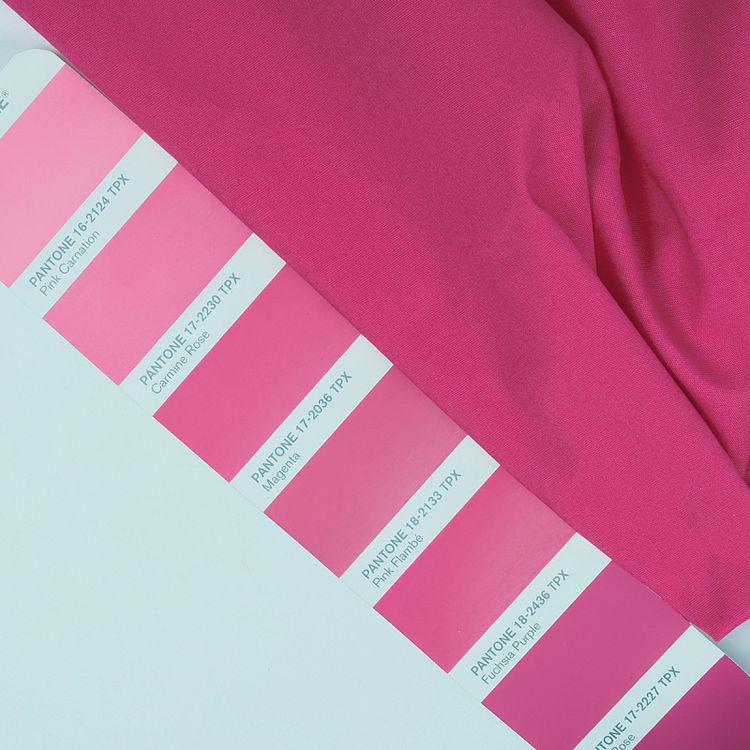 Ткань Поплин стрейч, 5 м x 150 см, 125 г/м², цвет: розовый, TBY — картинка 4