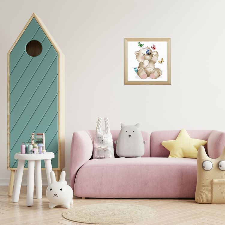 Картина по номерам «Плюшевый мишка» — картинка 3