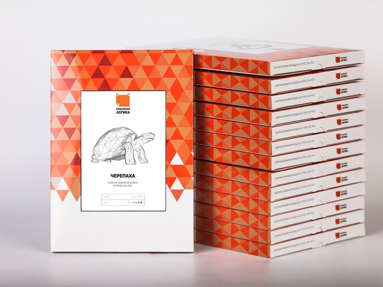 Бумажная модель для склеивания фигура «Черепаха» — картинка 5