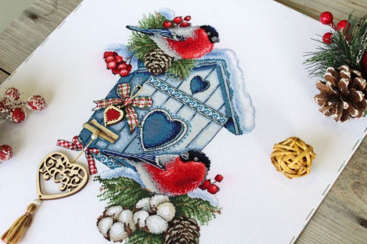 Набор для вышивания «Морозное гнездышко» — картинка 5