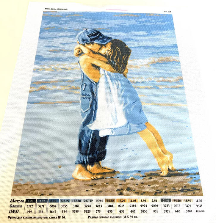 Рисунок на ткани «Наш День Рождения» — картинка 2