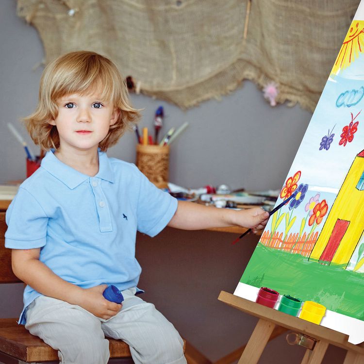 Гуашь Юнландия «Юнландик-художник», 6 цв. по 25 мл — картинка 7