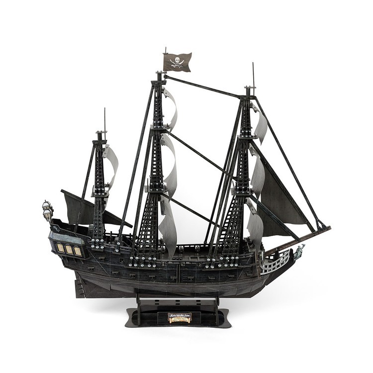 Сборная модель Флагманский корабль Месть королевы Анны, 308 элементов, REZARK — картинка 2