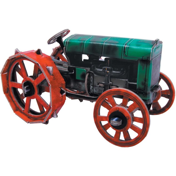 Сборная модель из картона «Трактор и гараж» — картинка 4