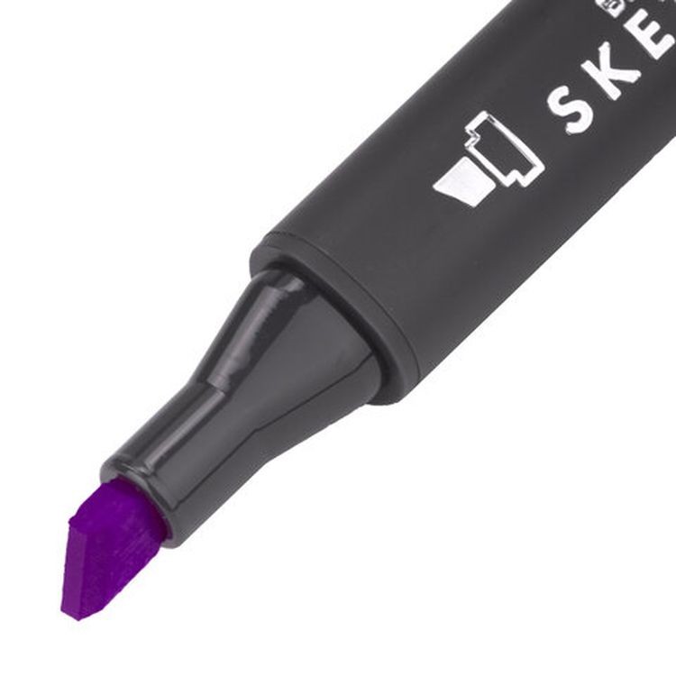 Маркер для скетчинга двусторонний 1 мм - 6 мм BRAUBERG ART CLASSIC, цвет: пастельный фиолетовый — картинка 3