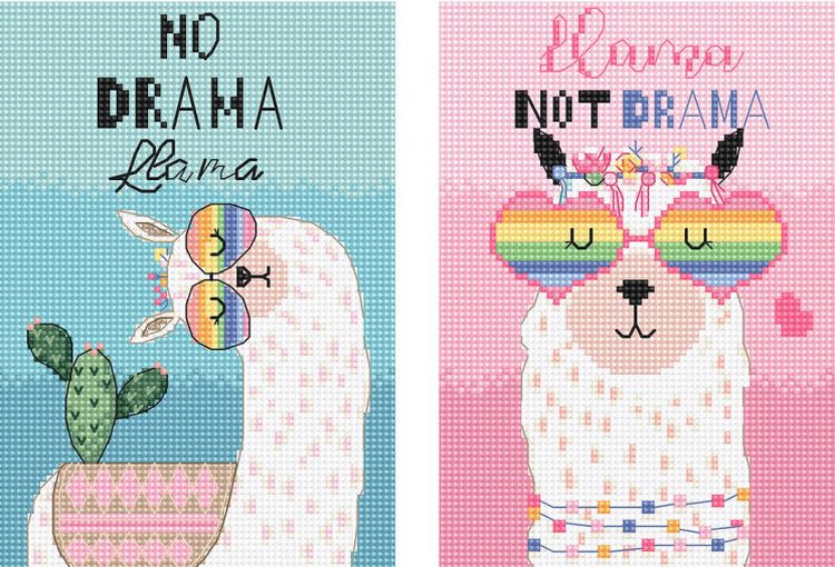 Набор для вышивания «No Drama Llama»