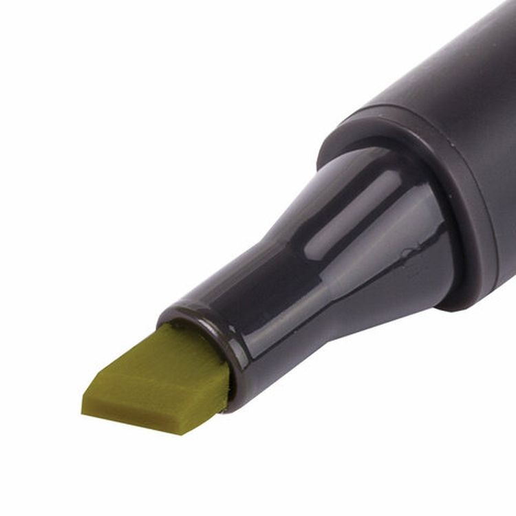 Маркер для скетчинга двусторонний 1 мм - 6 мм BRAUBERG ART CLASSIC, цвет: горчичный — картинка 3