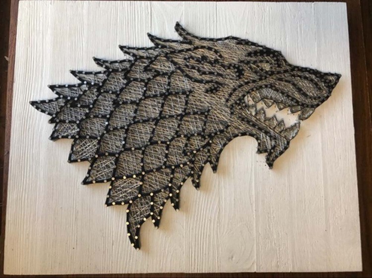 Набор для творчества STRING ART «Волк Старков» — картинка 2