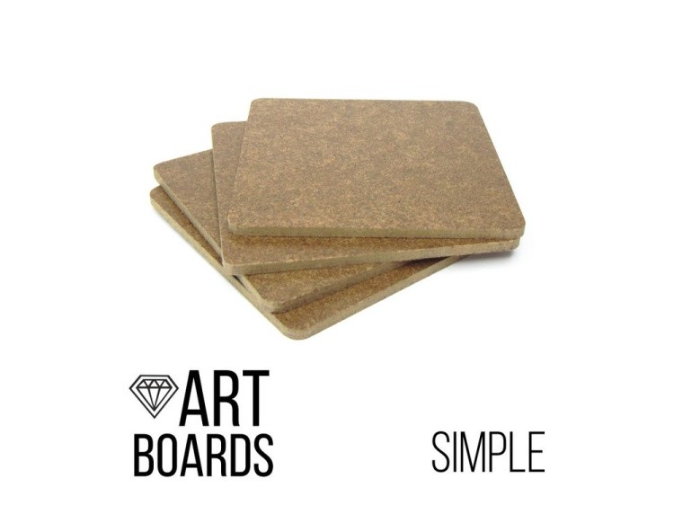 Заготовка для подставок под кружку квадратная, 1 шт., Craftsmen.store — картинка 2