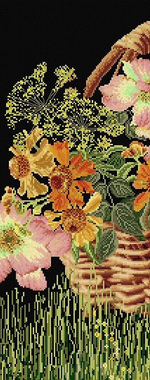 Набор для вышивания «Цветочная корзина» — картинка 2