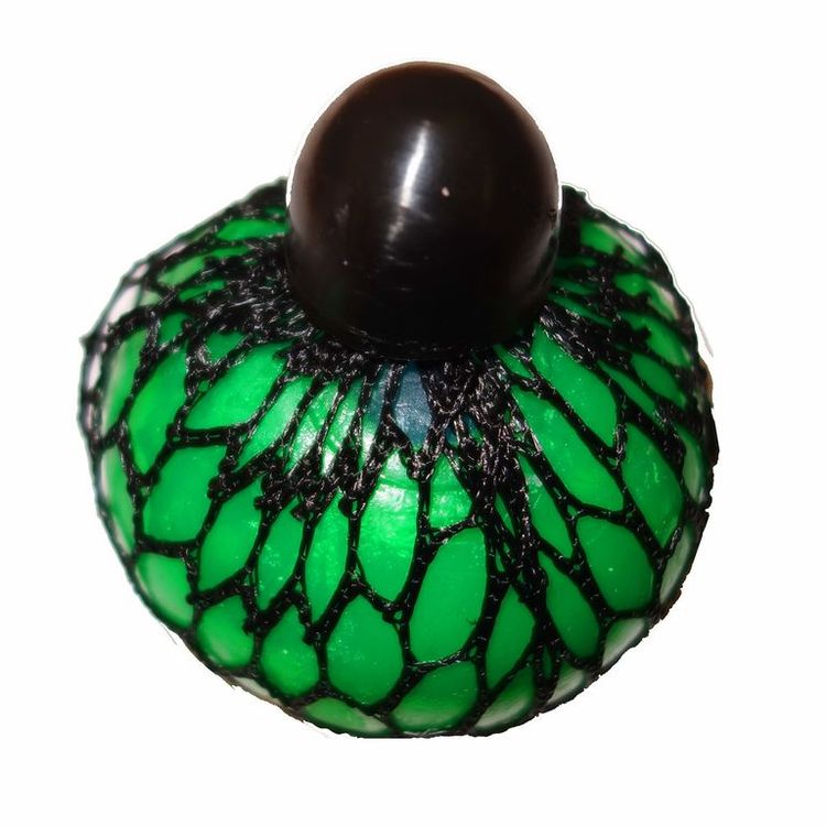 Стрессбол «Выжимяка» зелено-синий — картинка 2