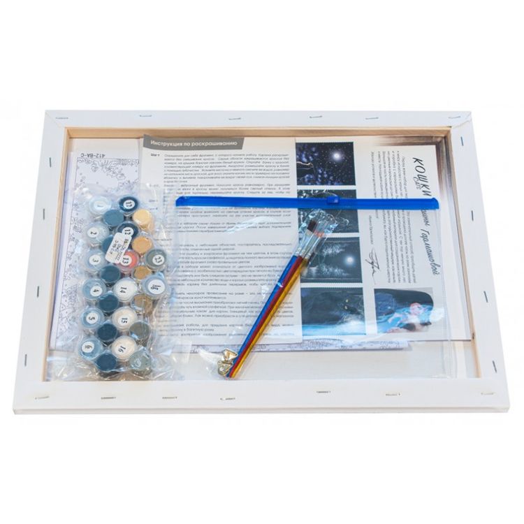 Картина по номерам «Любовь под снегом» — картинка 3