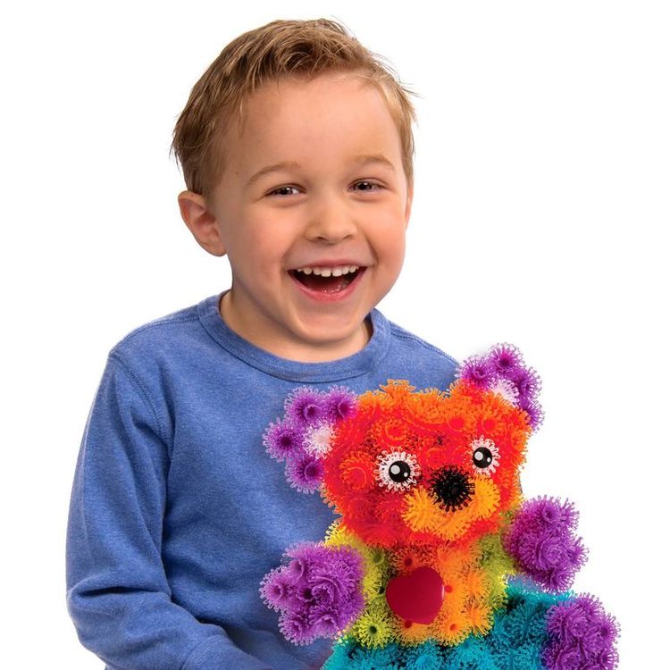 Конструктор-липучка Вязкий Пушистый шарик (Bunchems) 800 деталей — картинка 7