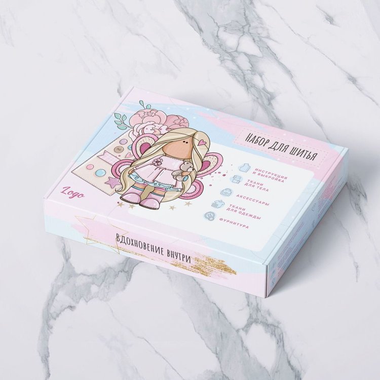 Набор для шитья интерьерной куклы «Ассоль» — картинка 4