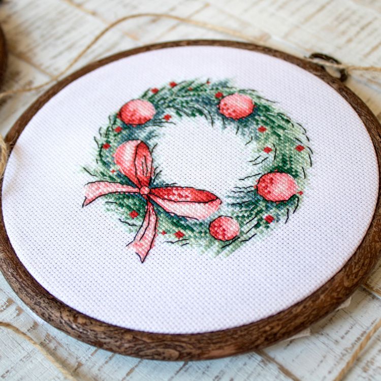 Набор для вышивания «Christmas Retro Cars» — картинка 4