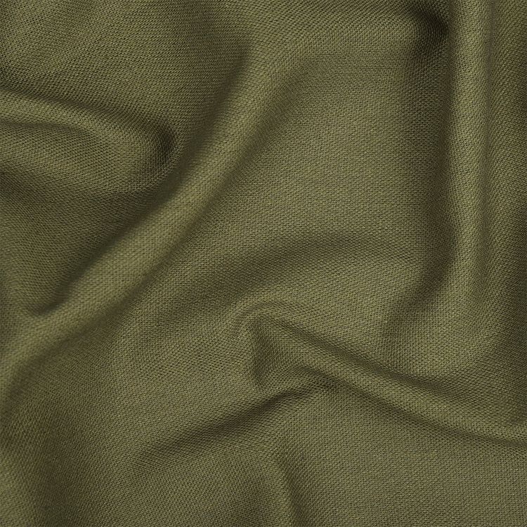 Ткань льняная, 10 м x 140 см, 185 г/м², цвет: оливковый, TBY — картинка 2