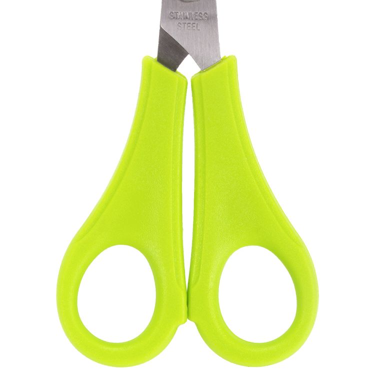 Ножницы 13,5 см, с линейкой и футляром для лезвий, Юнландия — картинка 5