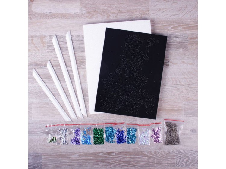 Мозаика из пайеток «Русалочка» — картинка 2